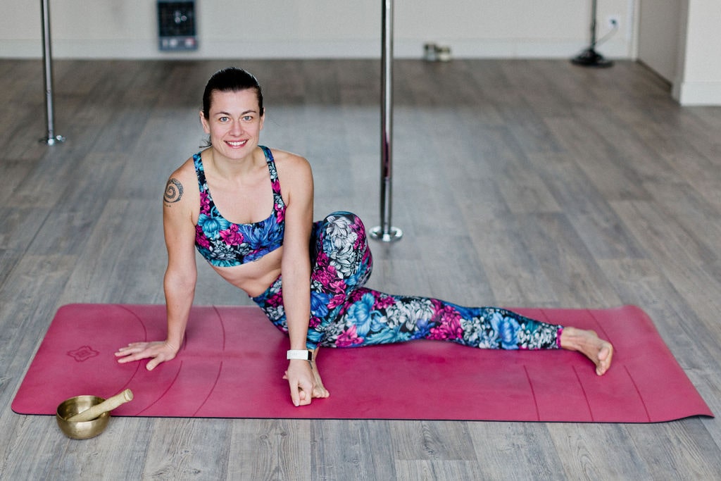 Séance de yoga avec Marie